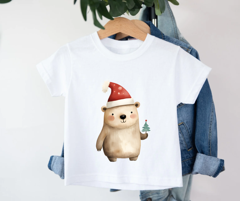 Bügelbild Weihnachten Biber