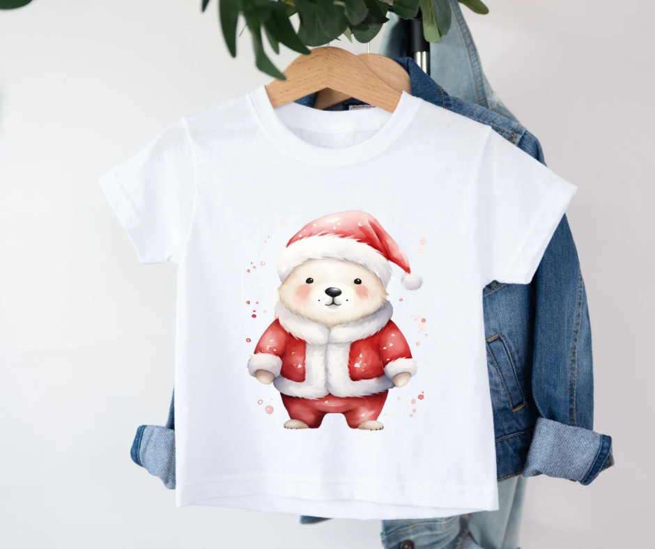 Bügelbild Weihnachten Eisbär