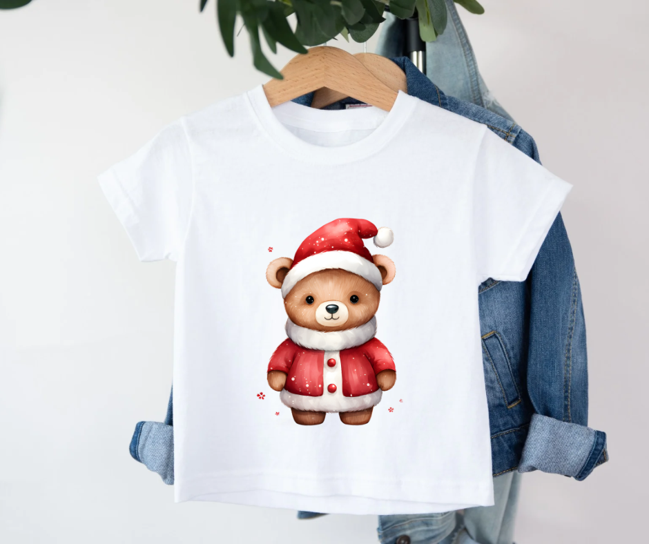 Bügelbild Weihnachten Bär