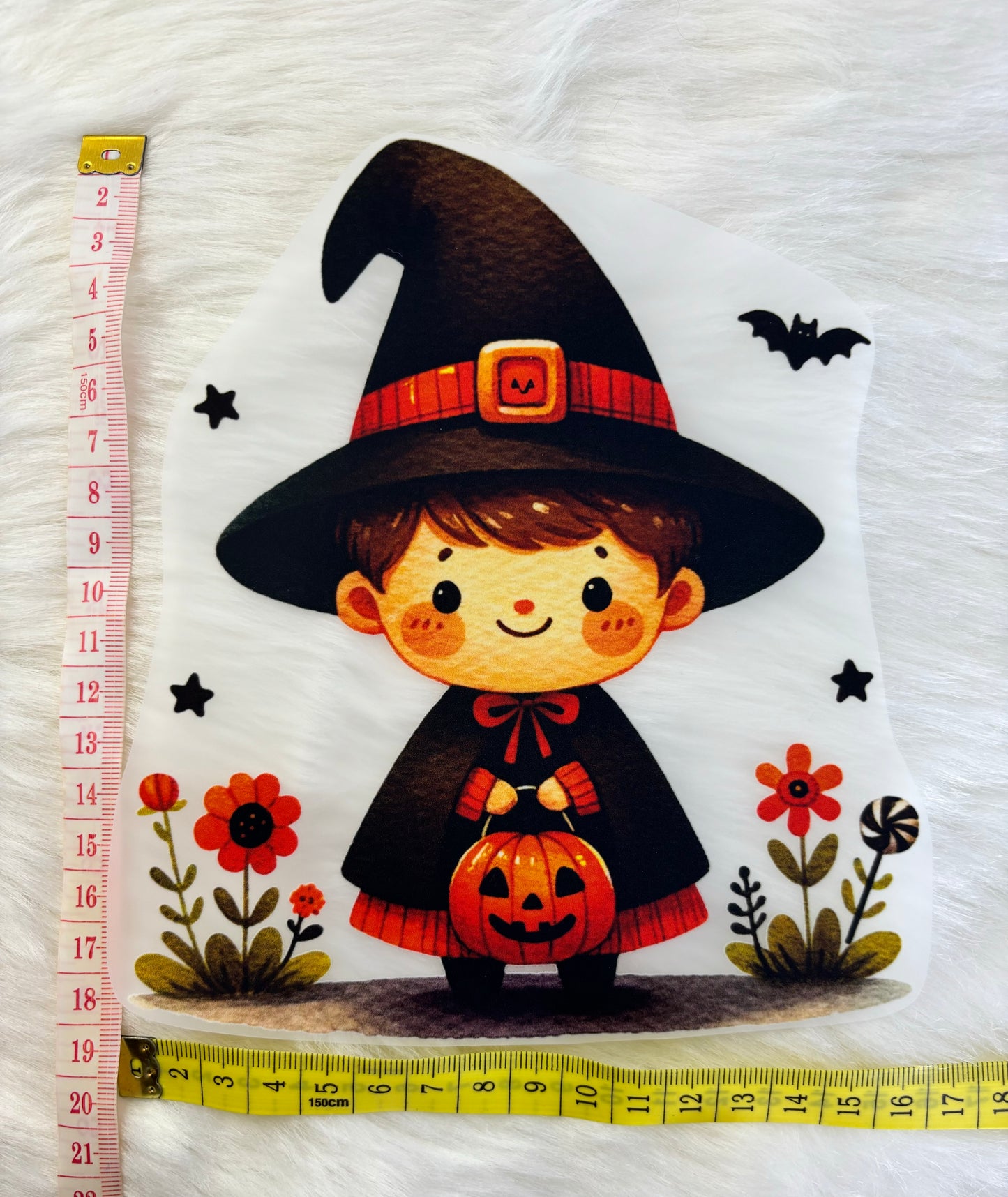 Bügelbild Halloween Junge