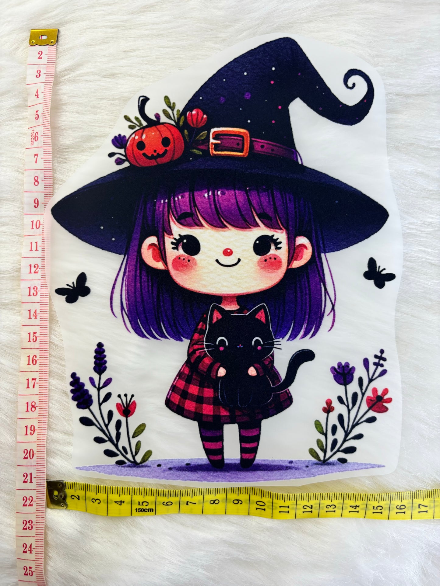 Bügelbild Halloween Mädchen