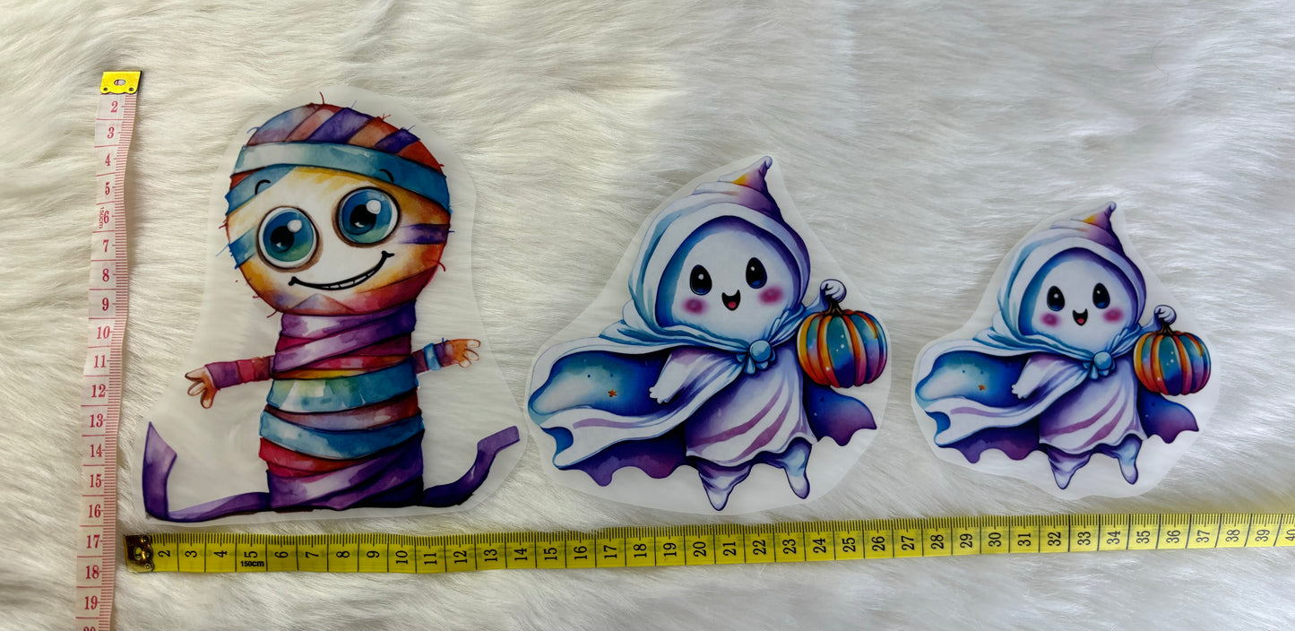 Bügelbild Halloween Mumie