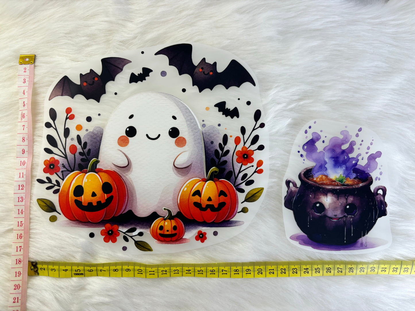 Bügelbild Halloween Geist
