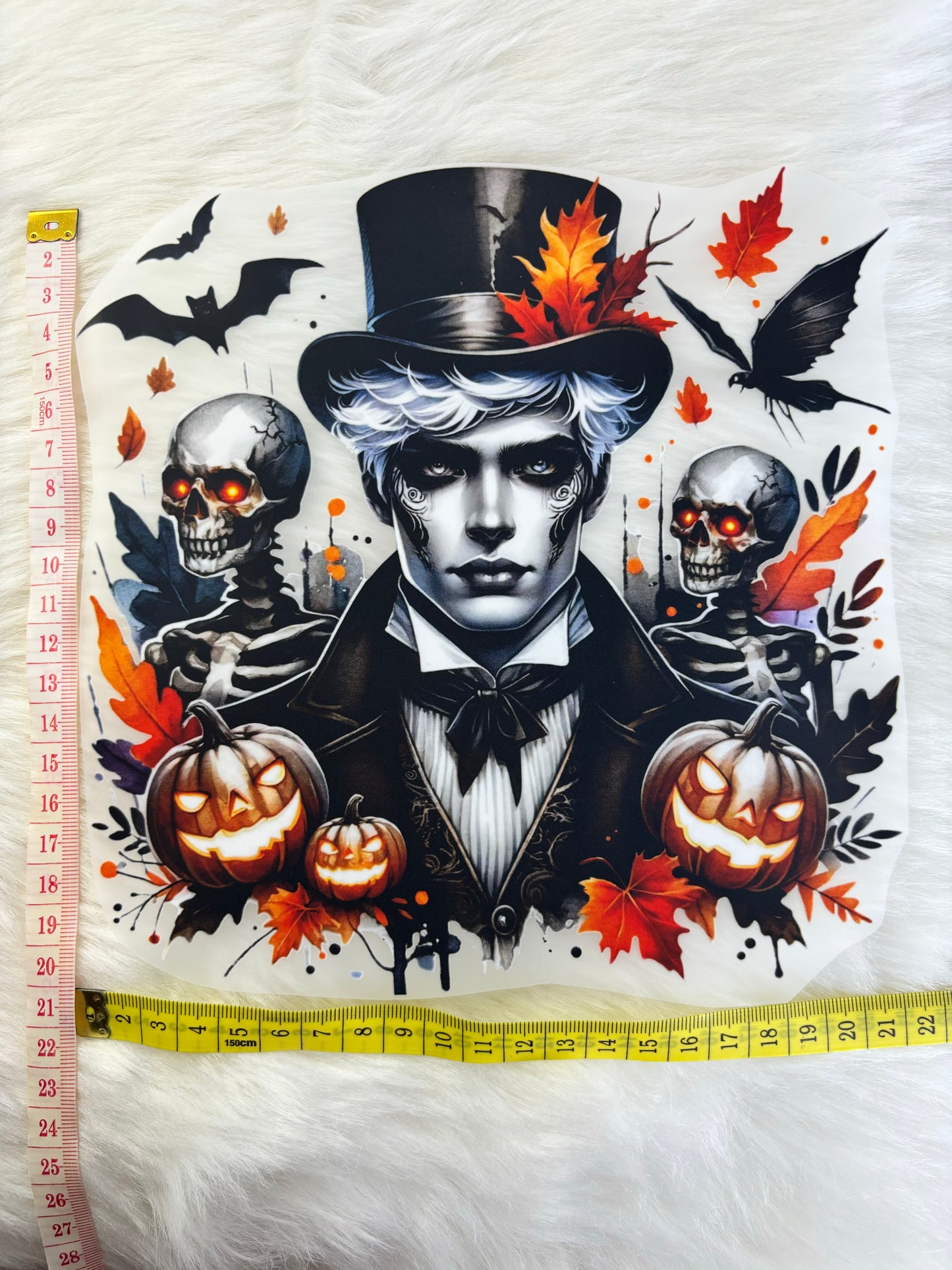 Bügelbild Halloween Mann