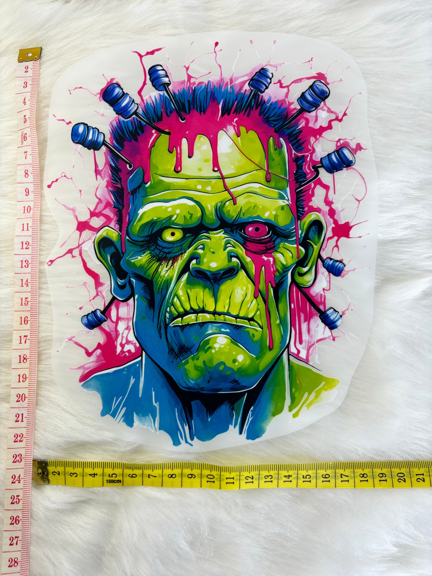 Bügelbild Halloween Monster