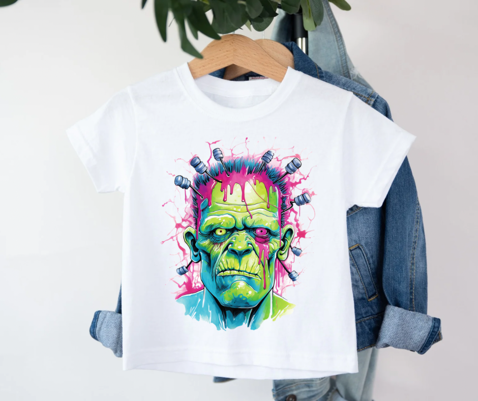 Bügelbild Halloween Monster