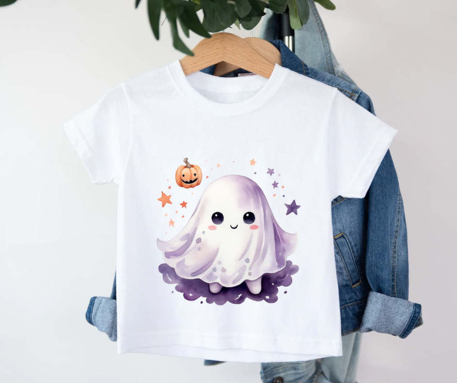 Bügelbild Halloween Gespenst