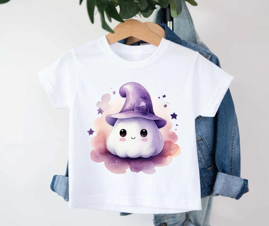 Bügelbild Halloween Gespenst