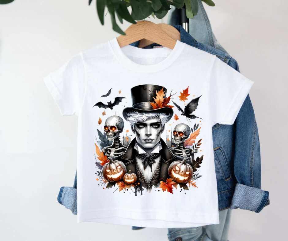 Bügelbild Halloween Mann