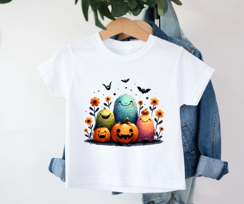 Bügelbild Halloween Monster