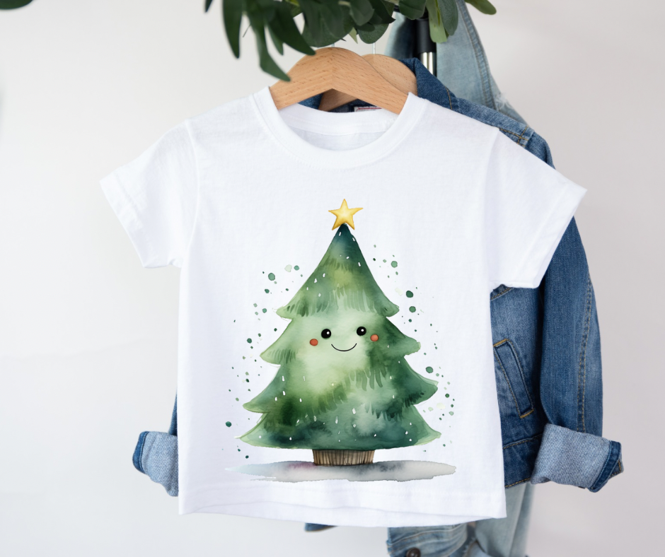 Bügelbild Weihnachten Baum