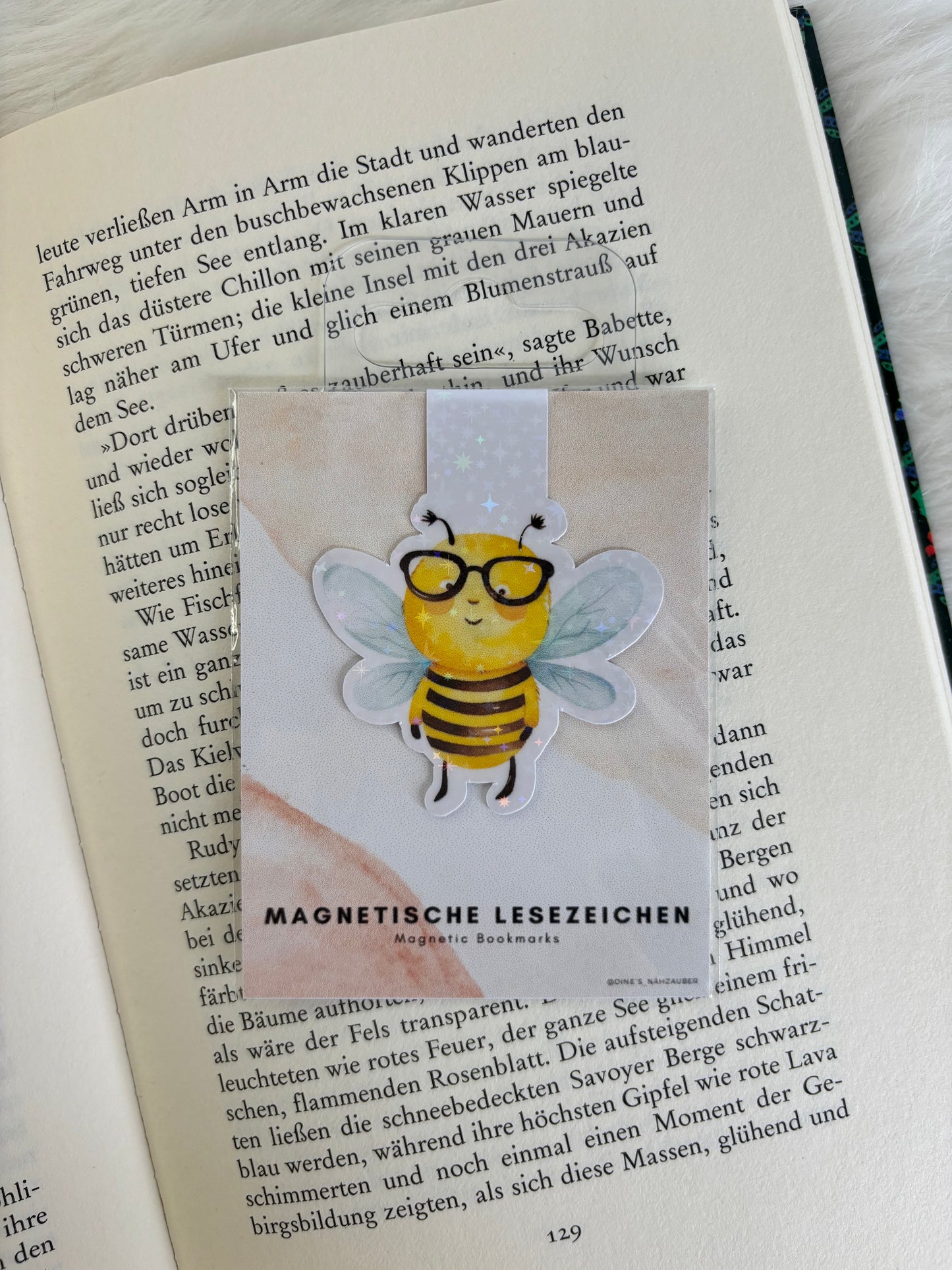 Magnetisches Lesezeichen Biene