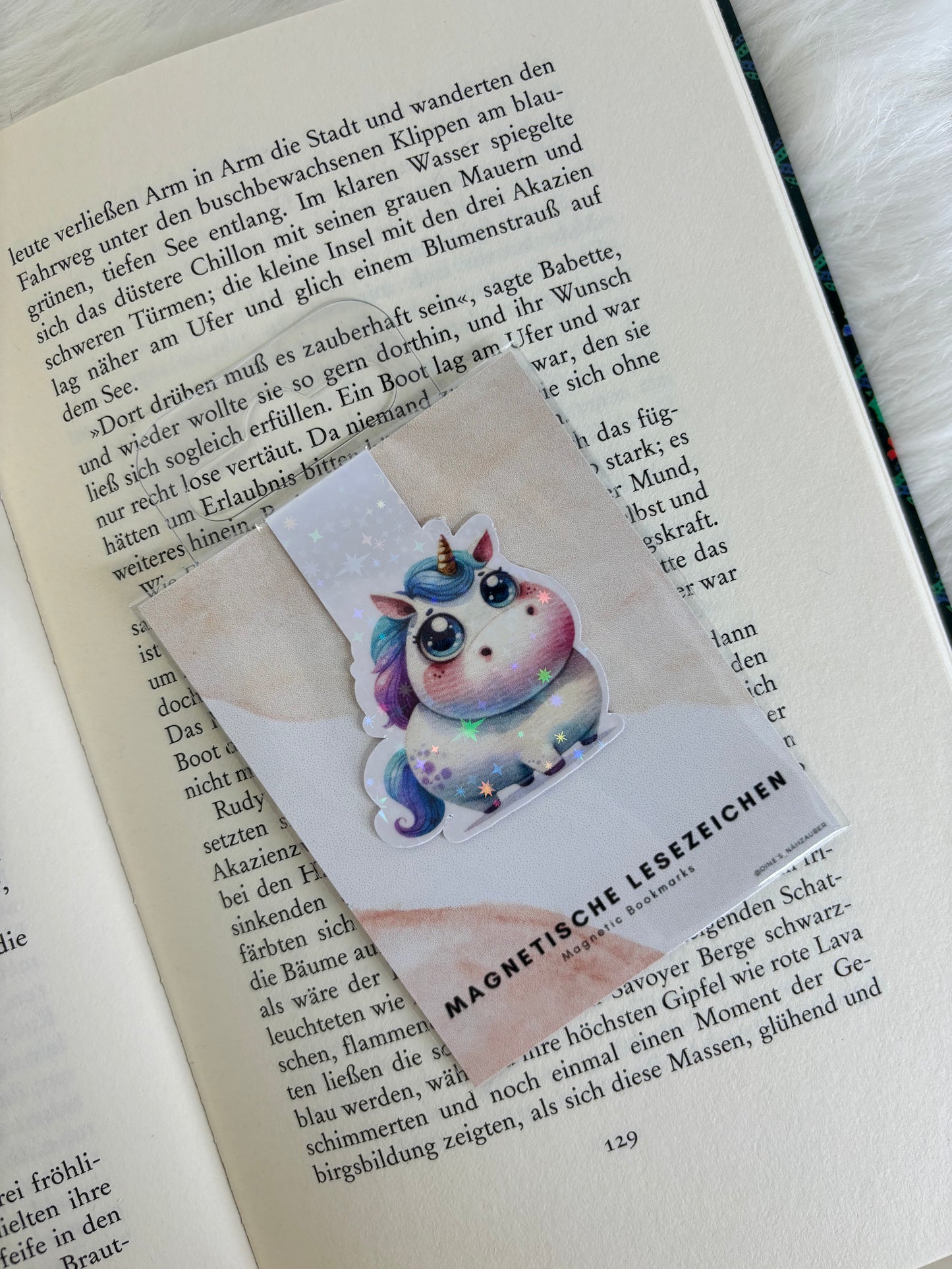Magnetisches Lesezeichen Einhorn