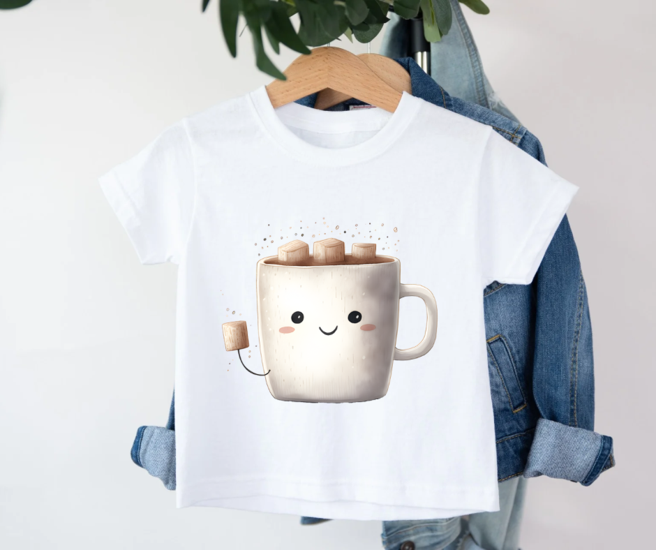 Bügelbild Weihnachten Tasse