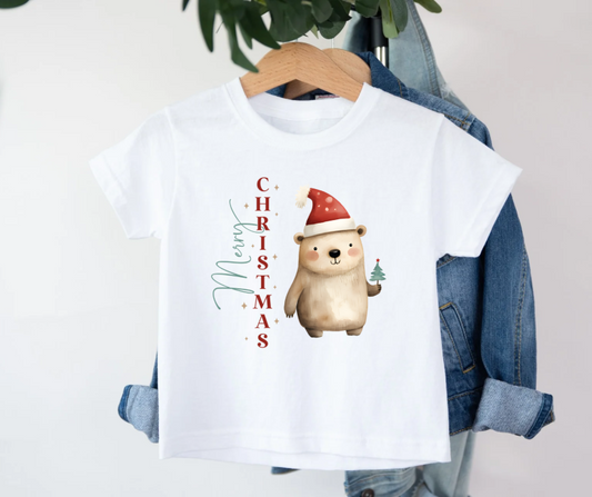 Bügelbild Weihnachten Biber