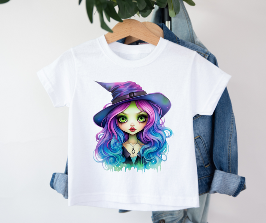Bügelbild Halloween Hexe