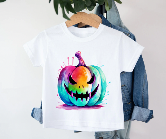 Bügelbild Halloween Kürbis