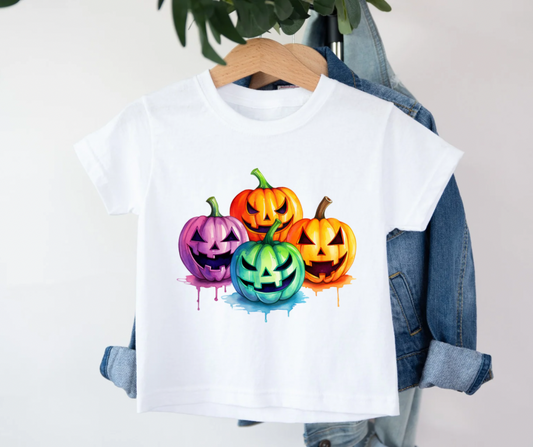 Bügelbild Halloween Kürbis