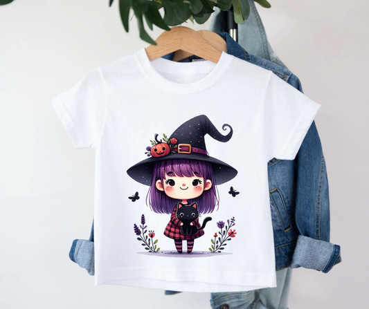 Bügelbild Halloween Mädchen