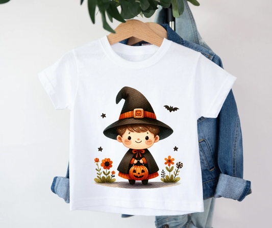 Bügelbild Halloween Junge
