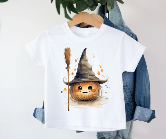 Bügelbild Halloween Besen
