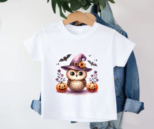 Bügelbild Halloween Eule