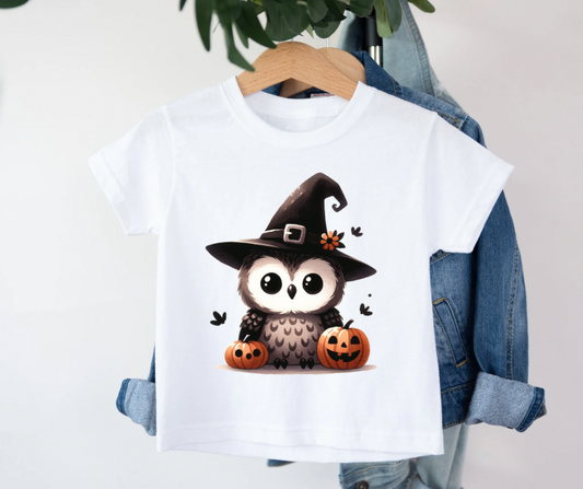 Bügelbild Halloween Eule