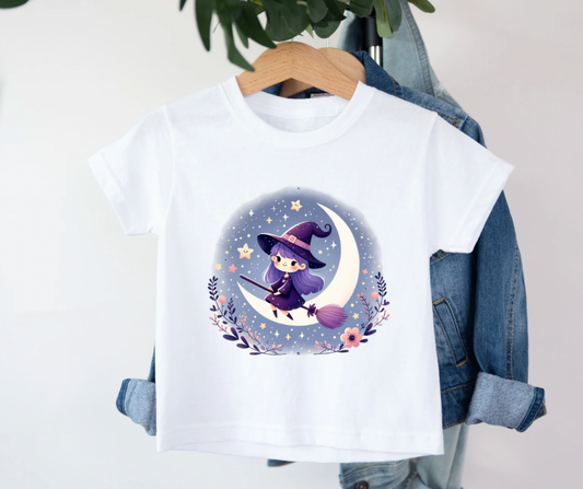 Bügelbild Halloween Hexe