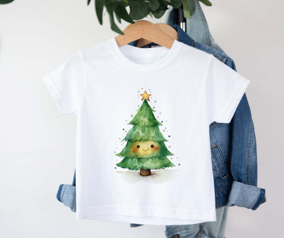 Bügelbild Weihnachten Baum