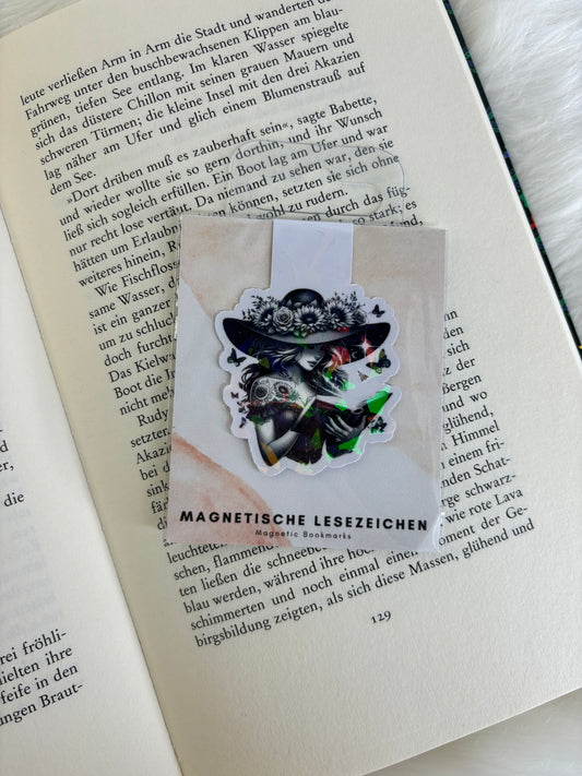 Magnetisches Lesezeichen Frau
