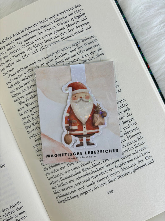 Magnetisches Lesezeichen Weihnachtsmann
