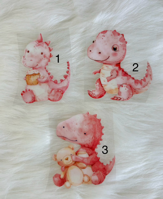 Gestalte dein Becher Dinos pink mit Namen